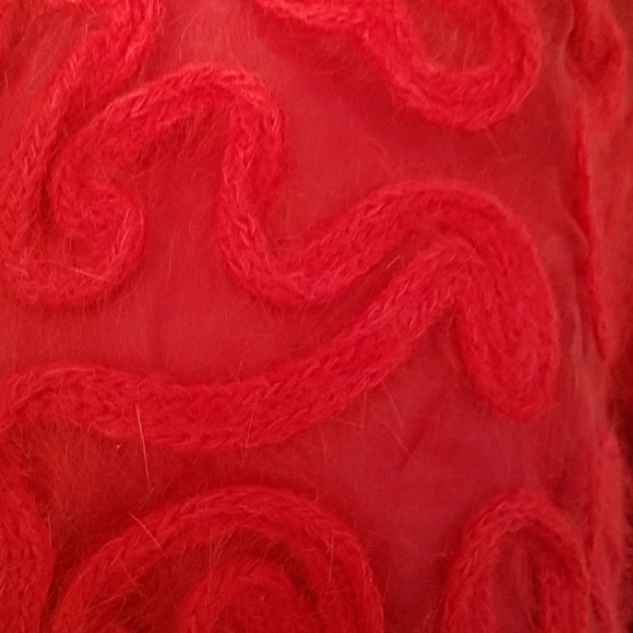 VINTAGE LAMSHINI ANGORA BLEND JACKET - Picture 4 of 8